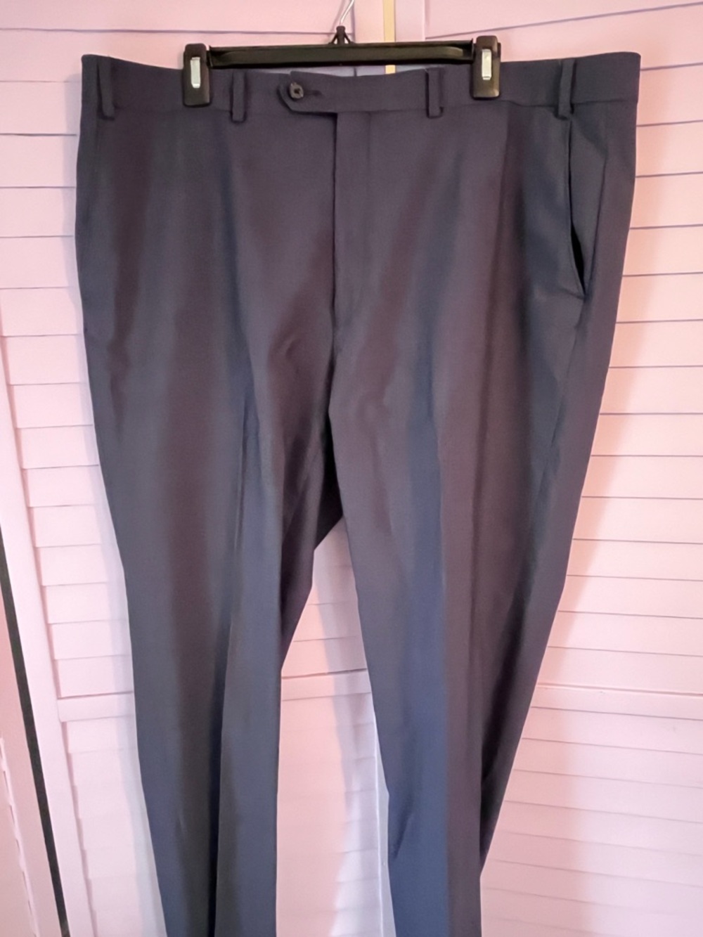 Lauren Ralph Lauren Dark Blue light weight wool dress pants . 40” by 32”